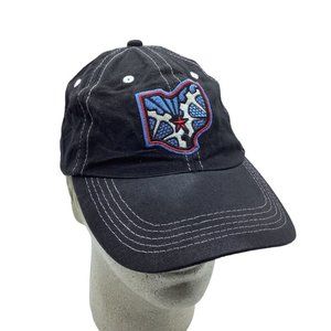 Ohio State Black Baseball Cap Hat Columbus Gears 100% Cotton Twill Adjustable